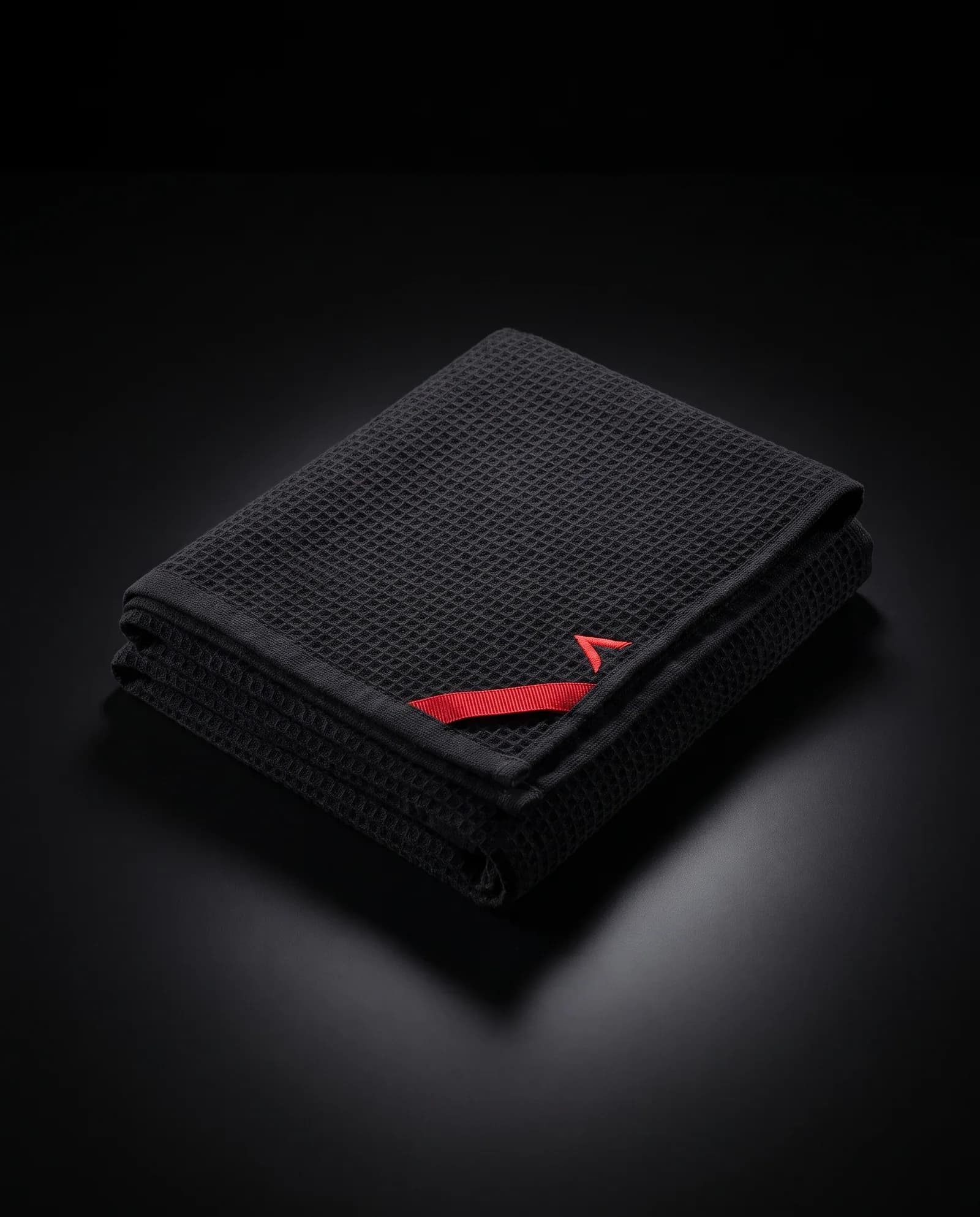 Bench Towel — Waffle cotton, hook loop.